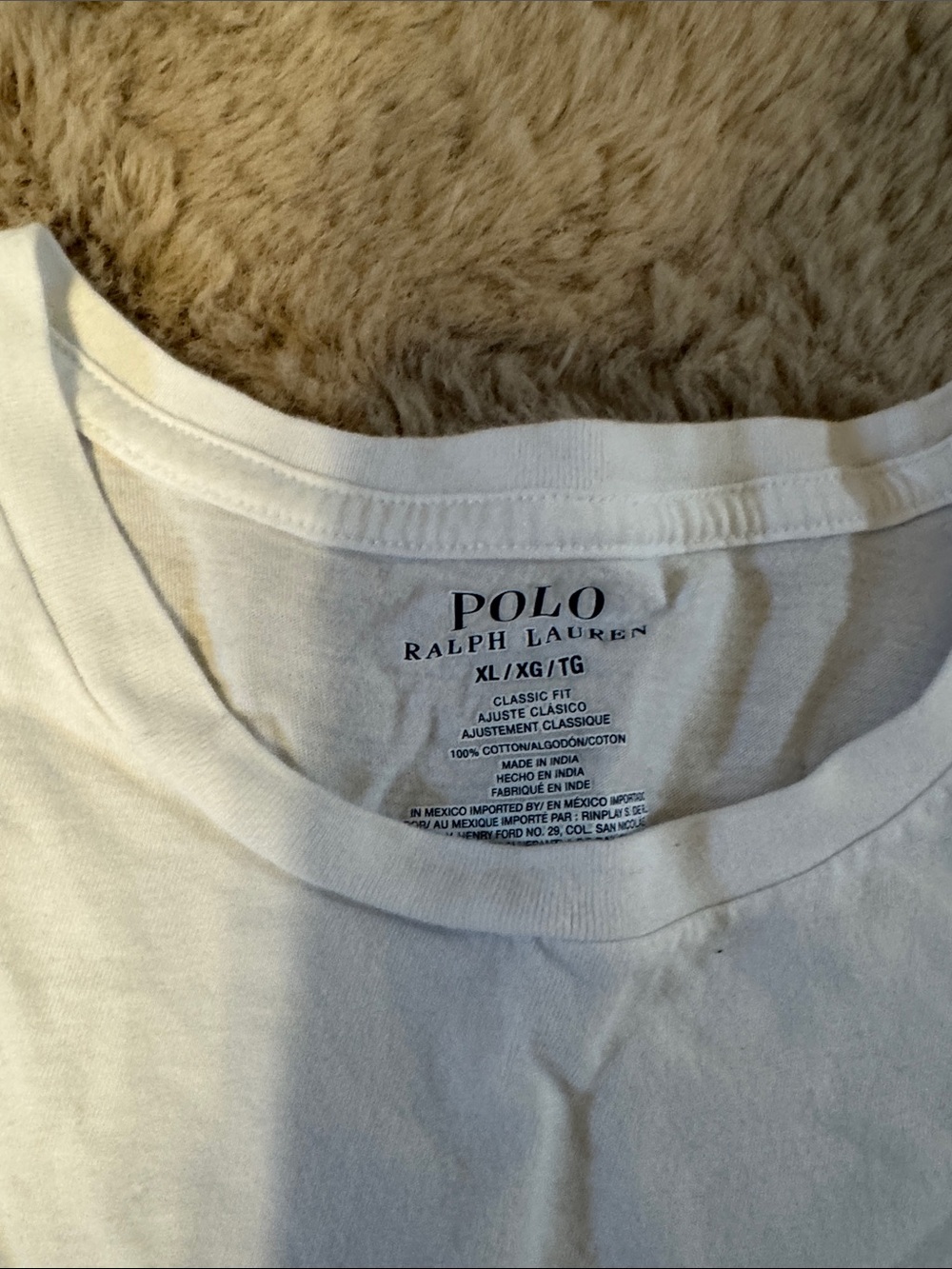 Polo by Ralph Lauren White Short Sleeve Tee